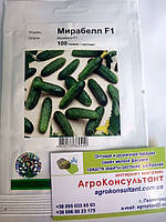 Насіння огірка Мірабелл F1 (Seminis), 100 насінин — ультраранній гібрид (40-45 днів, партенокарпик