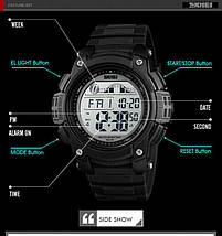 Спортивні чоловічі годинники Skmei 1372 black, фото 2