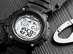 Спортивні чоловічі годинники Skmei 1372 black, фото 2