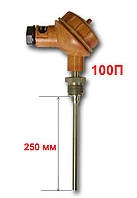 Термоперетворювач (датчик температури) ТСП1-3-100П-В-3-250-8-70-Д-(-50...500) , довжина 250мм