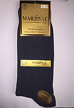 Шкарпетки чоловічі щільна бавовна без шва MRJ пр-во Туреччина колір темно-сірі