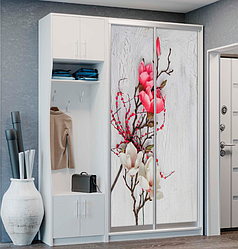 Передпокій - купе з фотодруком КН84 УНІ 90х45х210 см + пенал п9 60х45х210 см Mebel Star