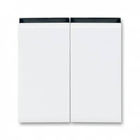 Клавіша подвійна білий/димчастий чорний Levit ABB