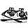 Бінокулярні окуляри-лупи Magnifier No9892G8KX (8 пар лінз) з Led-підсвіткою, фото 3