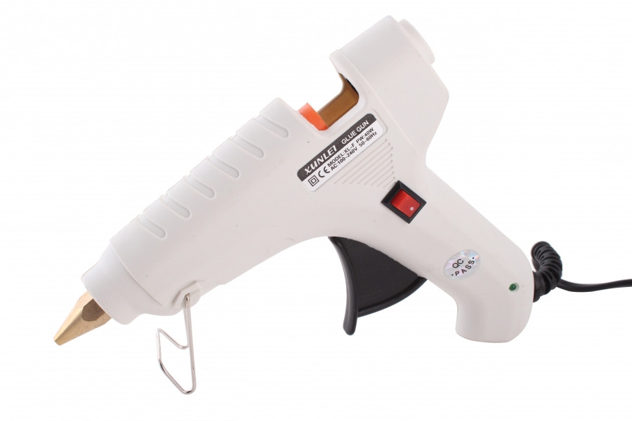 Клей-пистолет (термопистолет) 11 мм с кнопкой - фото 1 - id-p420279491