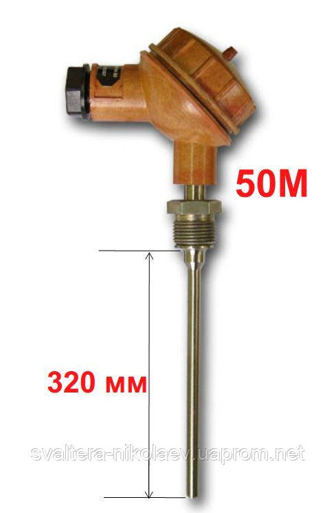 Термопреобразователь (датчик температуры) ТСМ1-3-50М-В-3-320-6-40-Д-(-50...150), длина 320мм - фото 1 - id-p1068595431