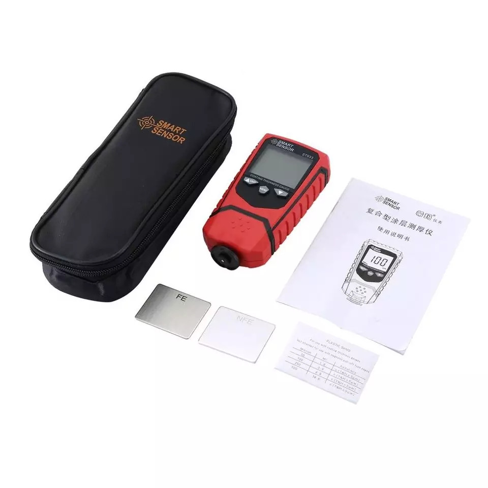 ТОВЩИНОМІР SMART SENSOR ST933 0-1700 мікрон Fe & NFe автоматичний тесторі фарби з АКБ, кейс
