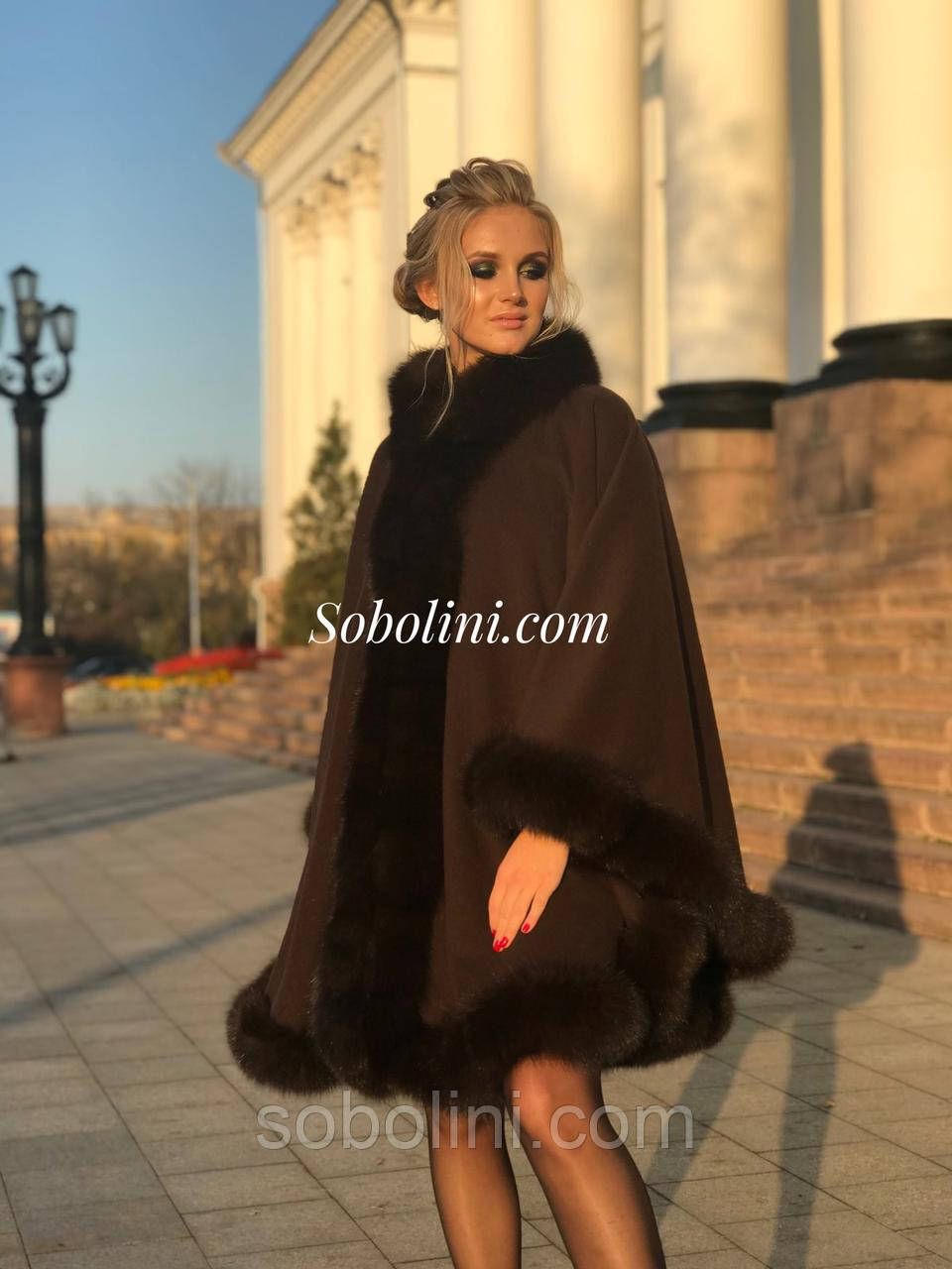 Відкликання від покупця, пончо з хутром, фото 1