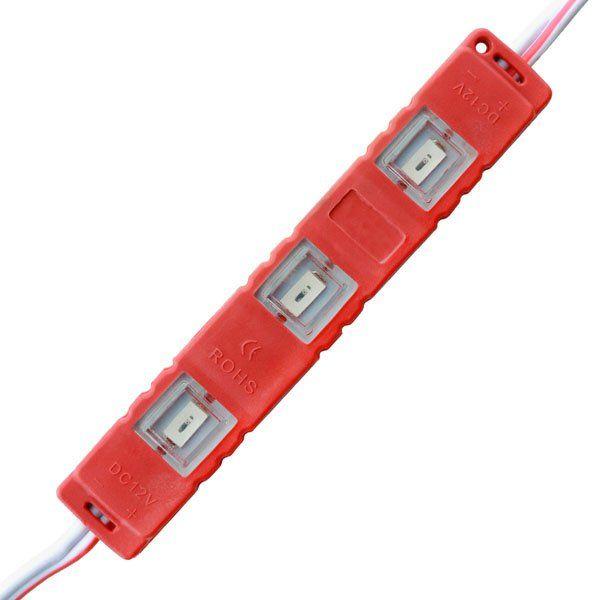 Светодиодный модуль BRT M2 5630-3 led R 1,2W, 12В, IP65 красный закрытый с линзой - фото 4 - id-p1068611676