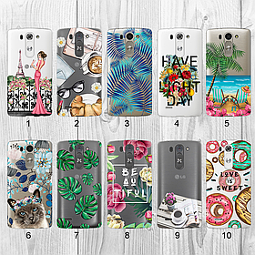 Силіконовий чохол із малюнком для LG G3s D724 (new collection)