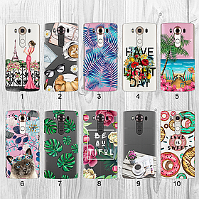 Силіконовий чохол із малюнком для LG V10 H961s (new collection)