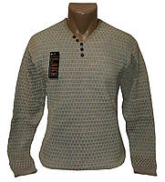 Пуловер чоловічий з напіввовни в'язаний р. XL