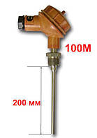 Термоперетворювач (датчик температури) ТСМ1-3-100М-В-3-200-6-40-Д-(-50...150), довжина 200 мм