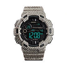 Чоловічі спортивні годинник Skmei 1472 Champion green camouflage / khaki / gray, фото 3