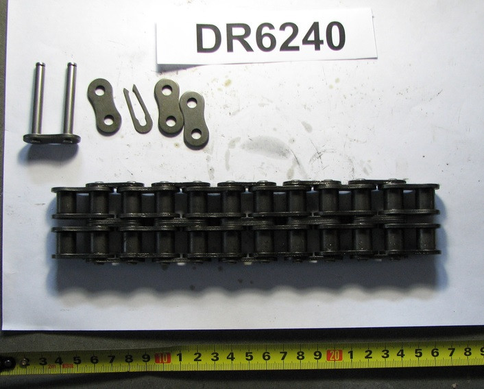 DR6240, Ланцюг роликовий 2- рядний No60/2 (L = 220 мм.)