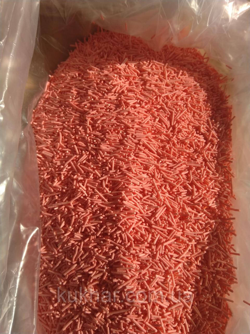 Посипка класична паличка Рожева