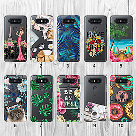 Силіконовий чохол із малюнком для LG Q8 (new collection)