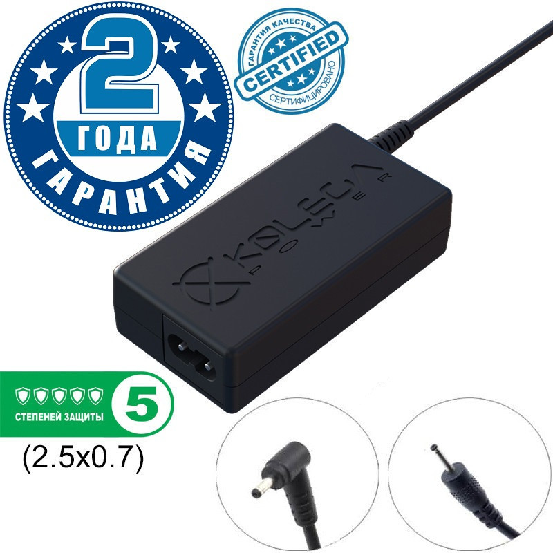 Блок живлення Kolega-Power для ноутбука Asus 19V 2.1 A 40W 2.5x0.7 (Гарантія 12 міс)