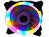 Вентилятор (кулер) для корпусу Cooling Baby 120 мм Rainbow LED 12025HBRB-1, фото 4