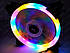 Вентилятор (кулер) для корпусу Cooling Baby 120 мм Rainbow LED 12025HBRB-1, фото 6