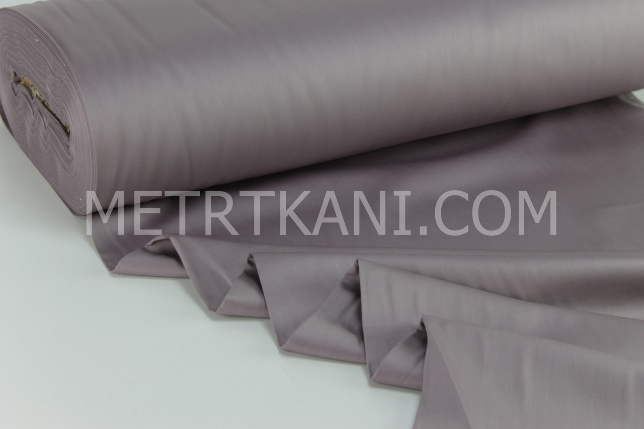 Сатин преміум брудно-бузкового кольору, ширина 240 см № ПС-0033, фото 1