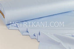 Сатин преміум-блакитного кольору, ширина 240 см No ПС-0041