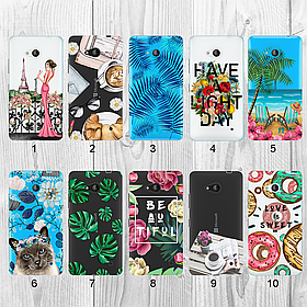 Силіконовий чохол із малюнком для Microsoft Lumia 640 (new collection)