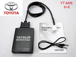 Адаптер MP3 Yatour M06 TOY2 USB/SD_CARD/AUX для штатної магнітоли Toyota 6+6