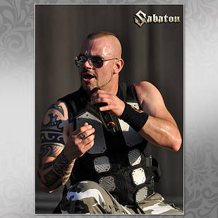 Плакат А3 Рок Sabaton
