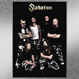 Плакат А3 Рок Sabaton 002
