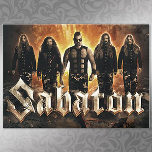 Плакат А3 Рок Sabaton 005
