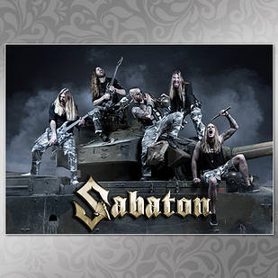 Плакат А3 Рок Sabaton 006