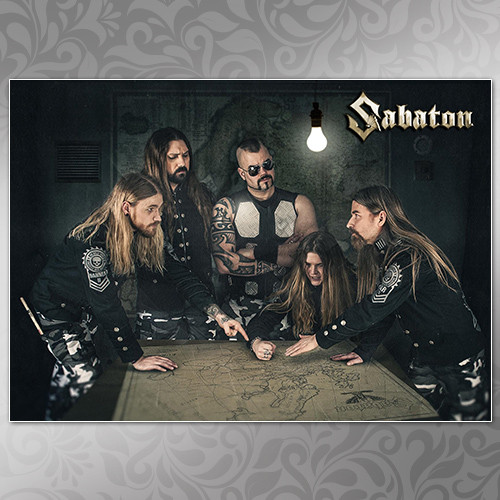 Плакат А3 Рок Sabaton 007