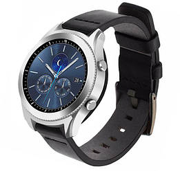 Шкіряний ремінець Primo Classic для годинника Samsung Gear S3 Classic SM-R770 / Frontier RM-760 - Black