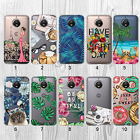 Силіконовий чохол з малюнком для Motorola Moto E4 Plus XT1771 (new collection)