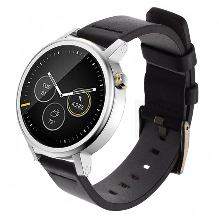 Шкіряний ремінець Primo Classic для годинника Motorola Moto 360 2nd gen (46mm) - Black, фото 1