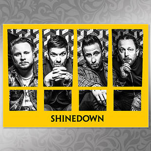 Плакат А3 Рок Shinedown