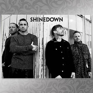 Плакат А3 Рок Shinedown 002