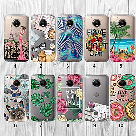 Силіконовий чохол з малюнком для Motorola Moto G5 Plus XT1685 (new collection)