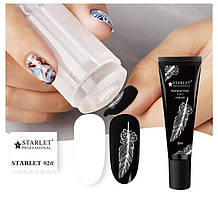 Гель-фарба для стемпинга і малювання STARLET PROFESSIONAL, №1 (біла)