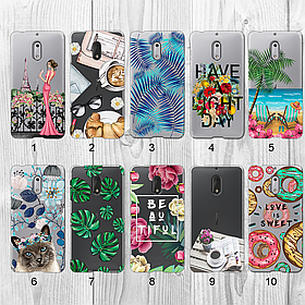 Силіконовий чохол із малюнком для Nokia 6 (new collection)