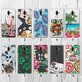Силіконовий чохол із малюнком для Nokia 7 Plus (new collection)