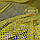 Стрейчева стразова сітка жовта, камені Jonquil, ss16 (4 мм), 1 пог. м, фото 3