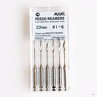 Peeso Reamers (П'єзо римери) машинні кореневі дрильбори, ISO 1, 32 мм (6 шт.) No3