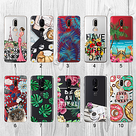 Силіконовий чохол із малюнком для OnePlus 6 (new collection)