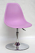 Стілець поворотний на одній ніжці регульований Nik CH-Base Onder Mebli, колір ліловий 60