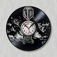 Годинник гра Вініловий годинник Ігри війни Настінний годинник у хол Чорний декор стіни Годинник фанати Розмір годинника 30 см