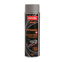 Однокомпонентный антигравий для авто в баллончике Novol ANTIGRAVEL MS Spray черный