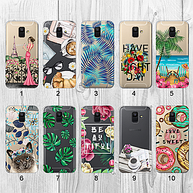 Силіконовий чохол з малюнком для Samsung Galaxy A6 2018 A600F (new collection)