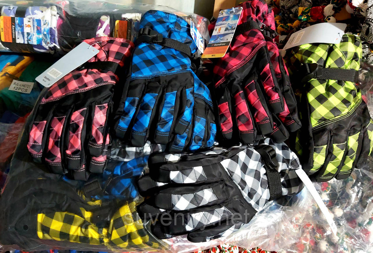 Жіночі гірськолижні теплі рукавички